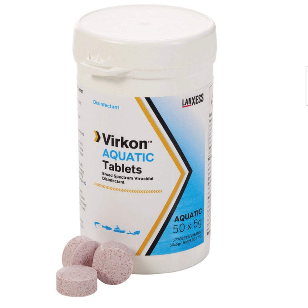 Virkon Aquatic Tablets 50 x 5g