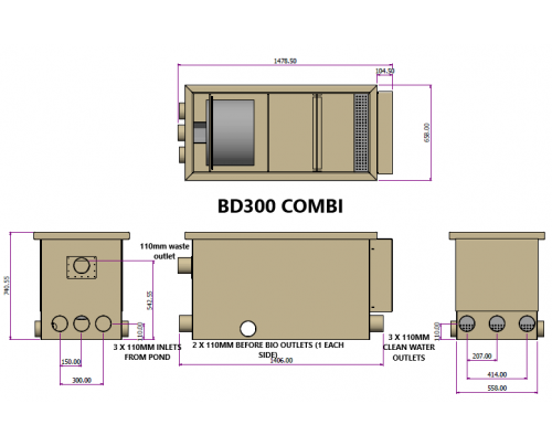 Burtons Combi Drum Filter